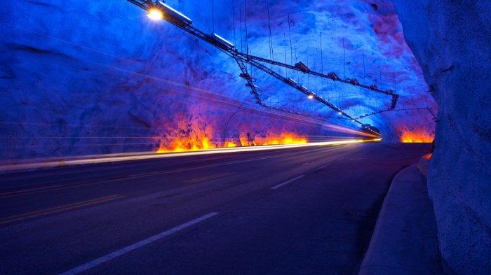 Keindahan Tersembunyi Alam di Terowongan Terpanjang Norwegia